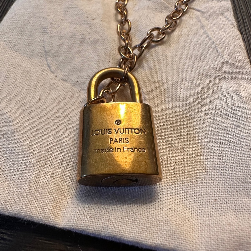 Louis Vuitton Lock Necklace